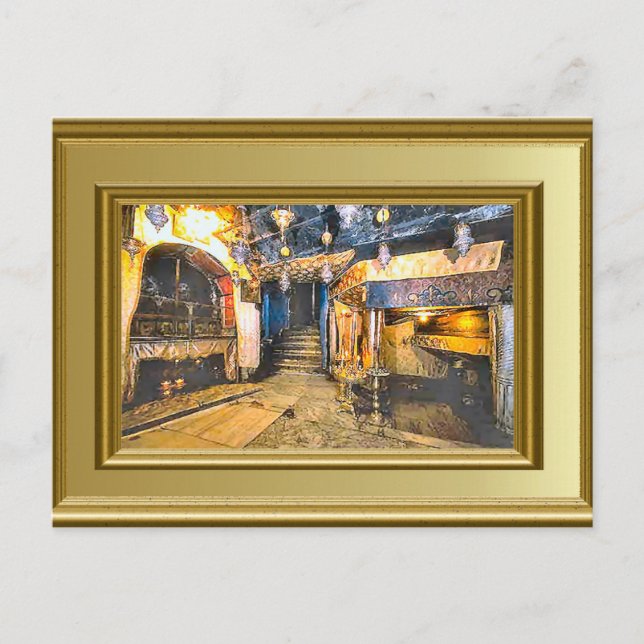 Carte Postale Église de la Nativité, Bethléem (Devant)