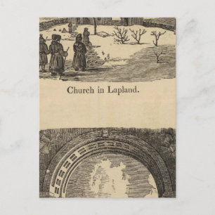 Carte Postale Église de Laponie, Palais St Petersburgh