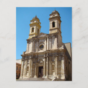 Carte Postale Église de Sant'Anna, Cagliari, Sardaigne