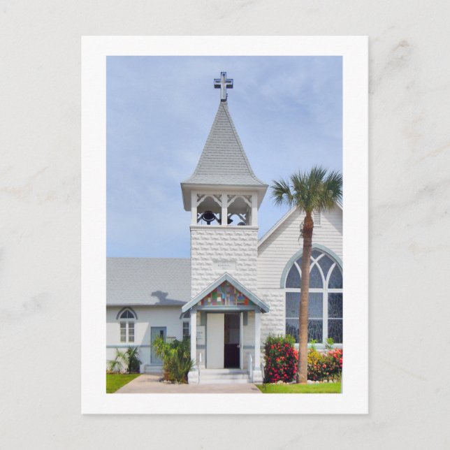 Carte Postale Église du Mémorial Roser à Anna Maria, Floride (Devant)