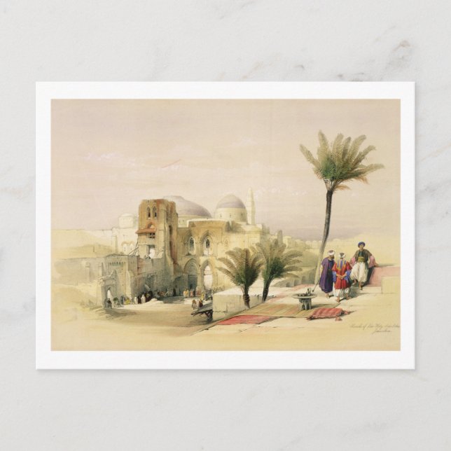 Carte Postale Église du Saint-Sépulcre, Jérusalem, plaque 11 (Devant)