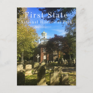 Carte Postale Église et cimetière des anciens Suédois, Premier é