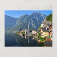 Église et village de Hallstatt, Autriche avec Alpe