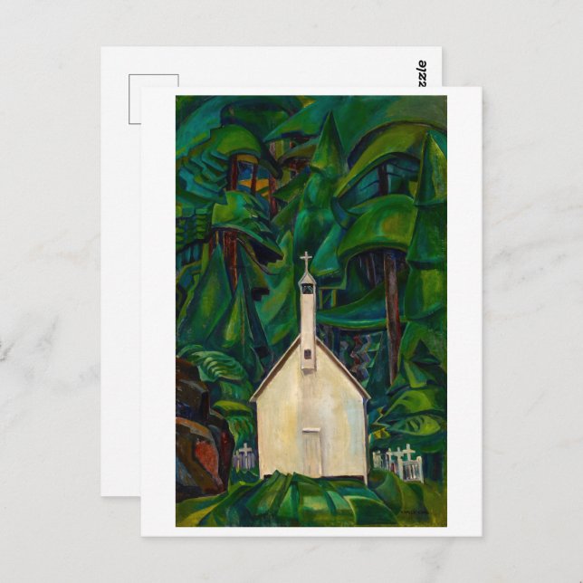 Carte Postale Église indienne | Emily Carr | (Devant / Derrière)