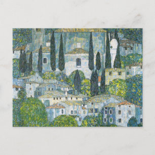 Carte Postale Église (Kirche) à Cassone par Gustav Klimt