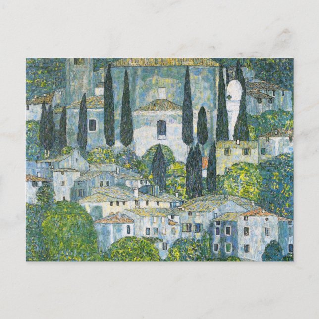 Carte Postale Église (Kirche) à Cassone par Gustav Klimt (Devant)