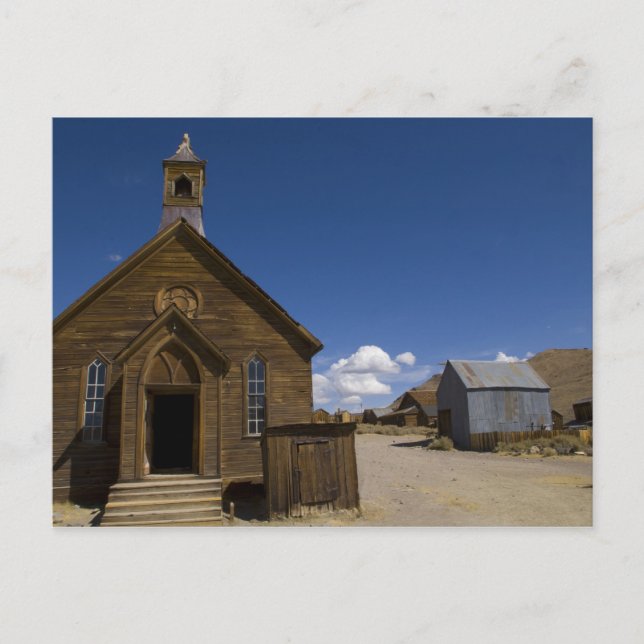 Carte Postale Église méthodiste de Bodie (Devant)