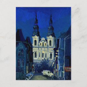 Carte Postale Église nocturne