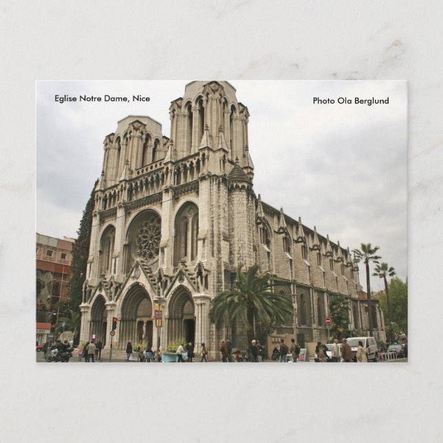 Carte Postale Eglise Notre Dame, Nice, Photo Ol... (Devant)