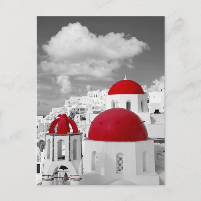 Carte Postale Église orthodoxe de Mykonos (Devant)