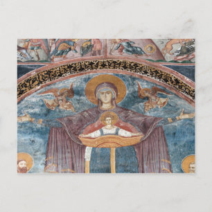 Carte Postale Église orthodoxe serbe, et site UNESCO, 2