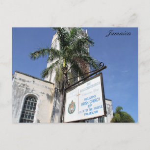Carte Postale Église paroissiale de Trelawny Falmouth Jamaïque,
