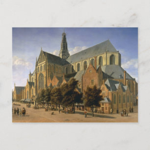 Carte Postale Église Saint-Bavo à Haarlem, 1666