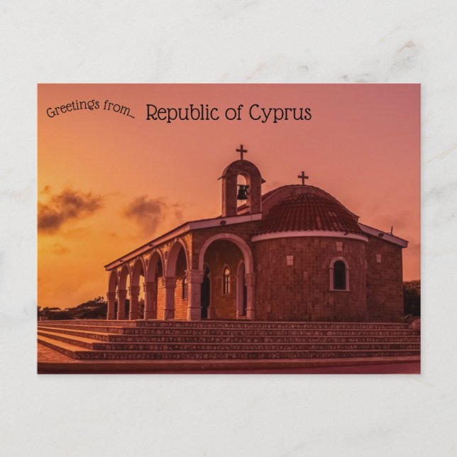 Carte Postale Eglise Saint Epiphanie Ayia Napa Chypre (Devant)