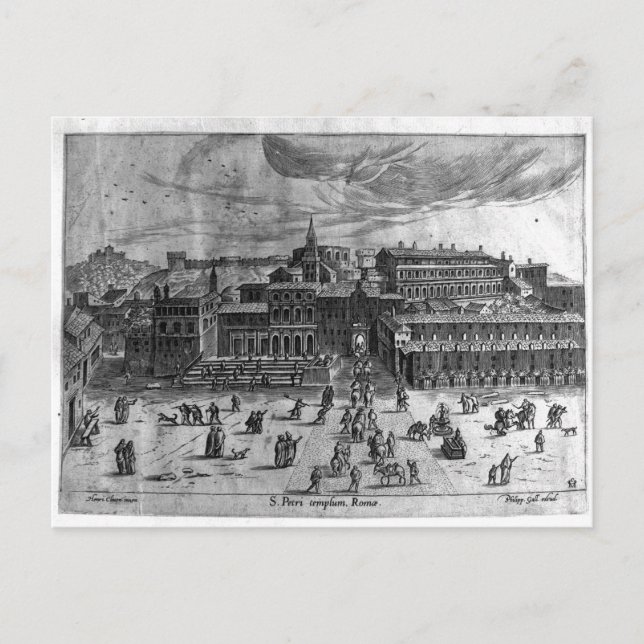 Carte Postale Eglise Saint-Pierre, vue de Rome (Devant)