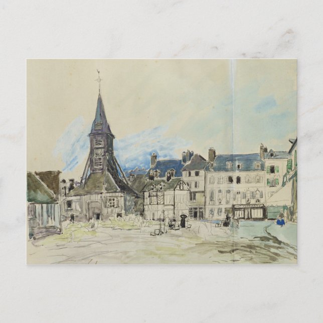 Carte Postale Église Sainte-Catherine, Honfleur, 1864 (Devant)