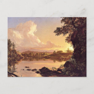 Carte Postale Église - Scène sur le ruisseau Catskill,