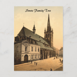 Carte Postale Eglise St Gertrude, Louvain, Belgique