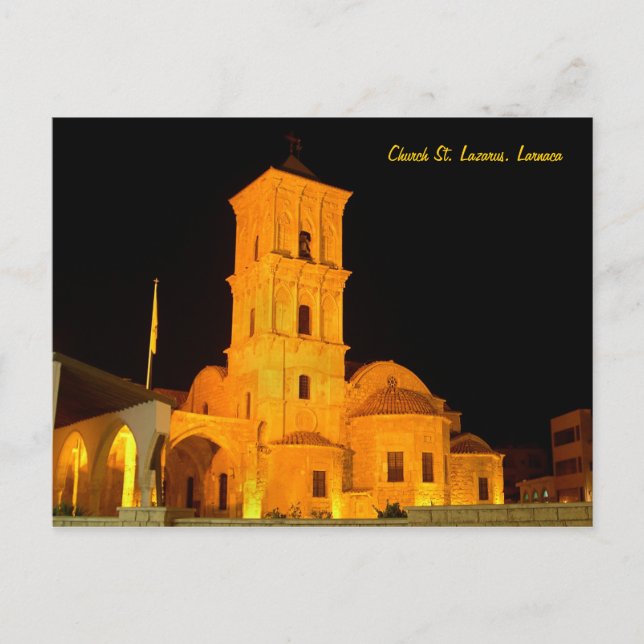 Carte Postale Eglise St Lazare de Larnaca (Devant)