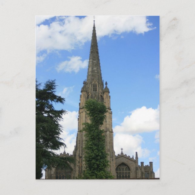 Carte Postale Eglise St Marys, Saffron Walden, Essex, Royaume-Un (Devant)
