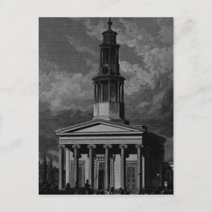 Carte Postale Eglise St Pancrass, front ouest