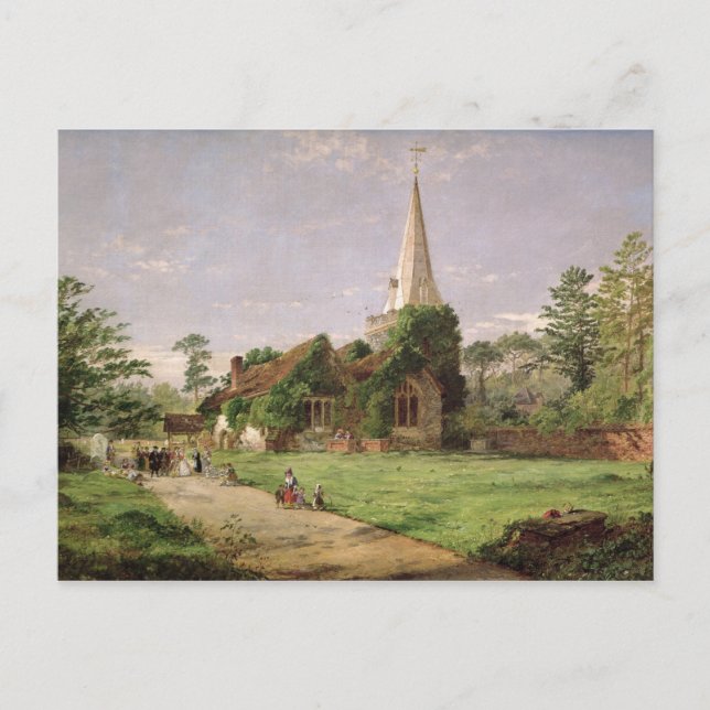 Carte Postale Église Stoke Poges (Devant)
