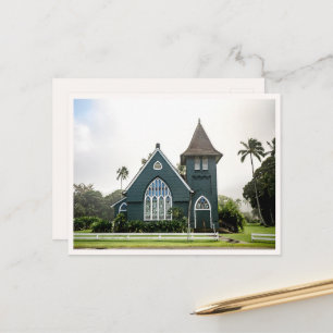 Carte Postale Église verte Hanalei Kauai Hawaï