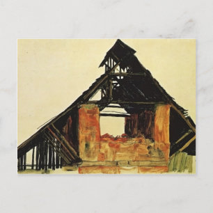 Carte Postale Egon Schiele - Ancienne maison en brique en Carint