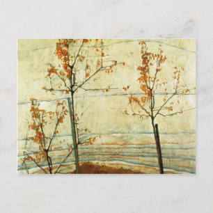 Carte Postale Egon Schiele - Arbres d'automne