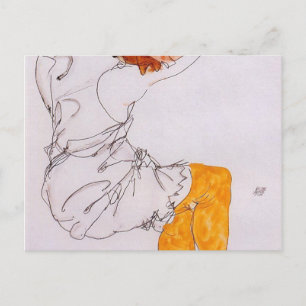 Carte Postale Egon Schiele - La fille qui dort 1913