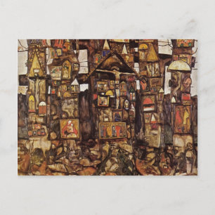 Carte Postale Egon Schiele - Prière des bois