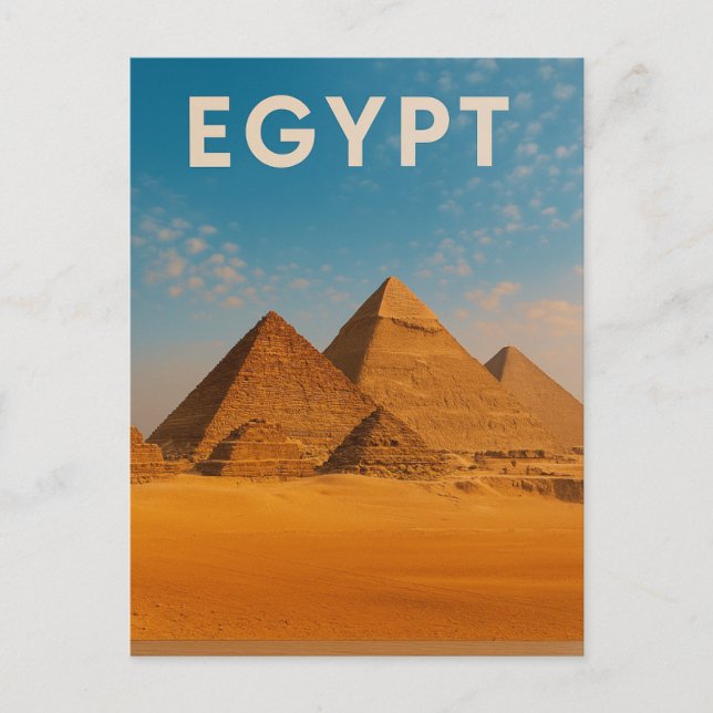 Carte Postale Egypt – The Great Pyramids of Giza (Devant)