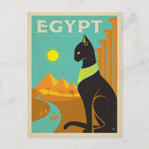 Carte Postale Égypte Cat