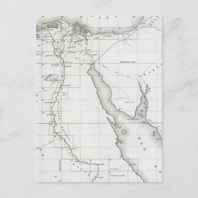 Carte Postale Égypte et Palestine (Devant)