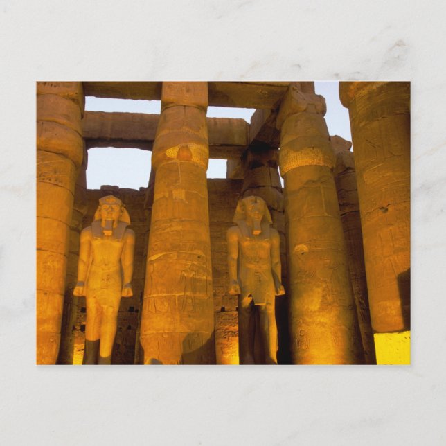 Carte Postale Egypte, Louxor. Temple de Karnack. (Devant)