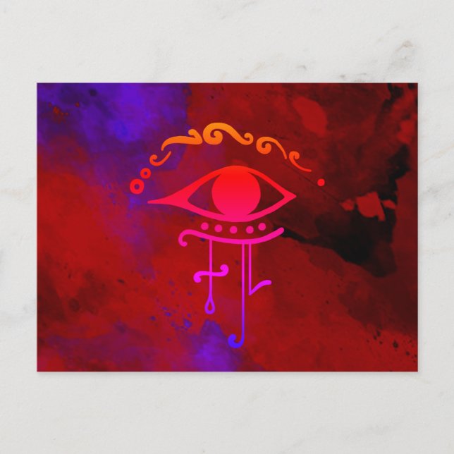 Carte postale Egyptian Eye (Devant)