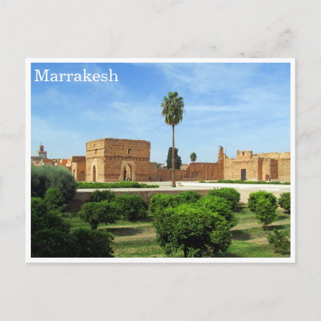 Carte Postale el badi marrakesh (Devant)