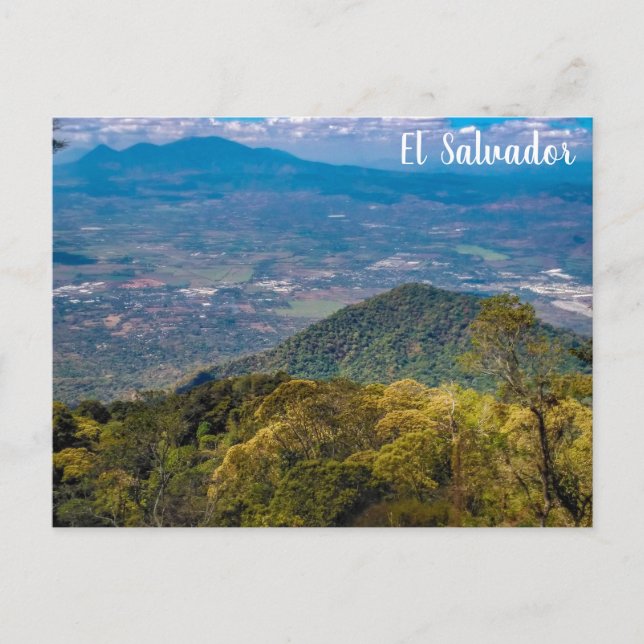 Carte Postale El Boquerón National Park View, El Salvador (Devant)