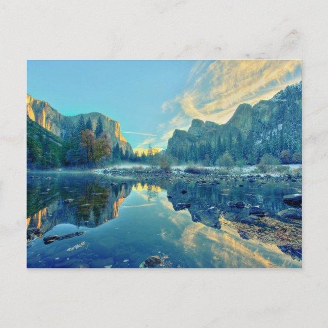 Carte Postale El Capitan et les trois frères réfléchissent (Devant)