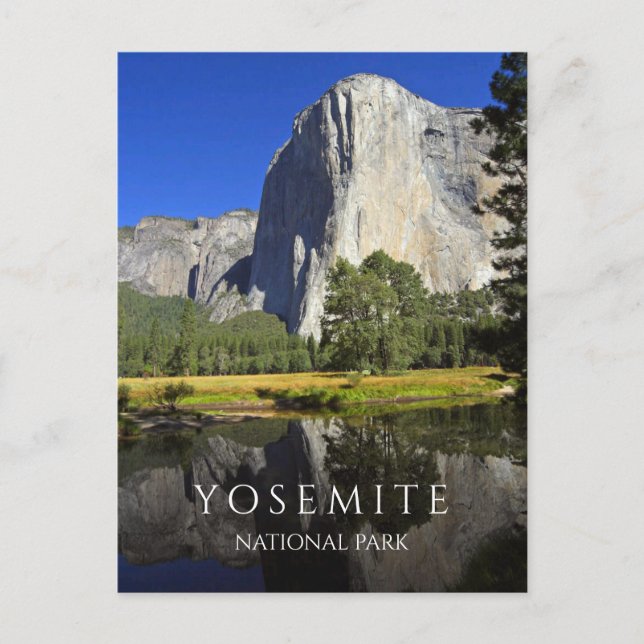 Carte Postale El Capitan, Parc national de Yosemite, CA (Devant)