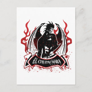Carte Postale El Chupacabra - Sucker de chèvre