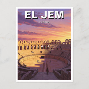 Carte Postale El Jem Amphithéâtre Tunisie Voyage
