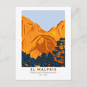 Carte Postale El Malpais Monument National Nouveau Mexique Vinta