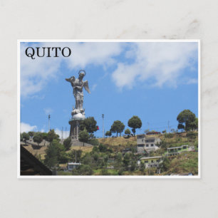 Carte Postale el panecillo quito