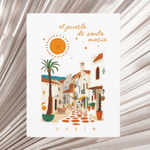 Carte Postale El puerto de santa María Espagne ville blanche vac