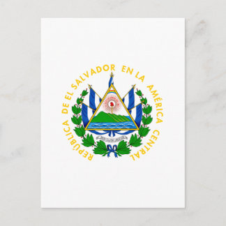 Carte Postale El Salvador - emblème/drapeau/armoiries/symbole