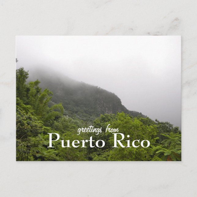 Carte Postale El Yunque, Porto Rico (Devant)
