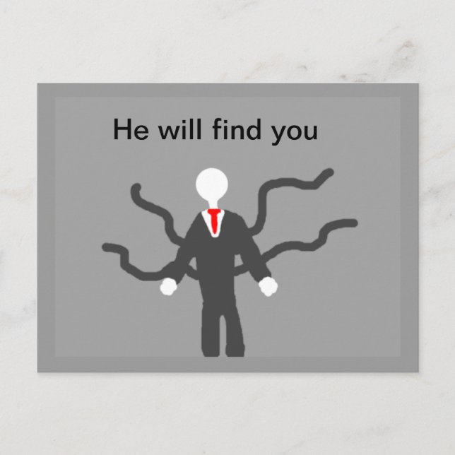 Carte postale élancée (Devant)