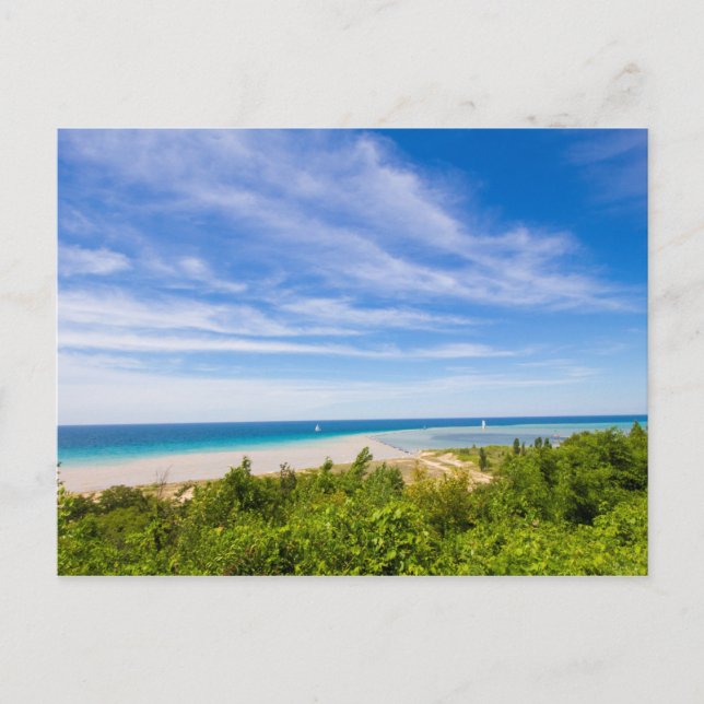 Carte Postale Elberta Beach Overlook, Michigan (Devant)