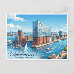 Carte Postale Elbphilharmonie Hambourg Allemagne